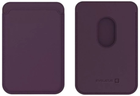 Portfel na etui Evelatus Universal iPhone Genuine Leather Wallet With MagSafe Deep Purple (EVEPOMSDP) - obraz 1