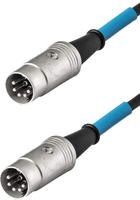 Kabel SSQ MIDI1 SS-1417 MIDI 5 pinowy 1 m (5907688758900) - obraz 1