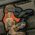 Нашивка M-Tac Tactical girl №6 PVC redhead Hooligan Olive V1 - изображение 4