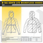Кофта M-Tac Lite Microfleece Hoodie Dark Olive Розмір M - зображення 4