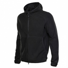 Куртка M-Tac Lite Microfleece Hoodie Black Розмір L - зображення 1