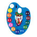 Фарби акварельні ZiBi KIDS Line 12 кольорів на палітрі синього кольору (ZB.6558-02)