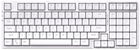 Клавіатура бездротова VGN V98 Numbani Linear White (GATA-2615) - зображення 1