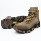 Кожаные летние ботинки OKSY TACTICAL Koyot 46 размер арт. 070112-setka - изображение 4