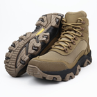 Кожаные летние ботинки OKSY TACTICAL Koyot 40 размер арт. 070112-setka - изображение 1