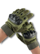 Тактические перчатки Олива XL - изображение 8