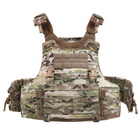 Плитоноска Warrior Assault Systems Quad Release Carrier size L multicam та потрійний підсумок (панель) - зображення 6