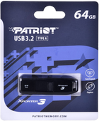 Флеш пам'ять USB Patriot Xporter 3 64GB USB 3.2 Black (PSF64GX3B3U) - зображення 6