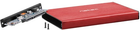 Зовнішня кишеня NATEC Rhino Go на диск SATA 2.5" HDD/SSD - USB 3.0 Red (NKZ-1279) - зображення 4