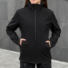 Женская Форма "Pobedov" Куртка на микрофлисе + Брюки - Карго / Демисезонный Костюм черный размер S - изображение 4