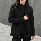 Жіноча Форма "Pobedov" Куртка на мікрофлісі + Штани - Карго / Демісезонний Костюм чорний розмір 2XL - зображення 5
