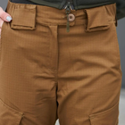 Женские брюки с манжетами Military рип-стоп койот размер XS - изображение 7