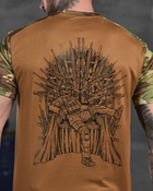 Тактическая мужская футболка с принтом L койот+мультикам (87631) - изображение 4