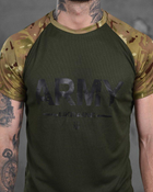 Армійська чоловіча футболка ARMY L олива+мультикам (87168) - зображення 3