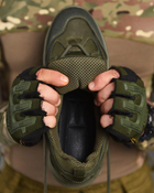 Тактичні літні кросівки з натуральної шкіри 43р олива (87618) - зображення 4