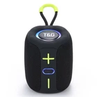 Портативная колонка TG 658 black с RGB подсветкой