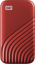 SSD диск Western Digital My Passport 1TB USB 3.2 Type-C Red (WDBAGF0010BRD-WESN) External