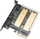 Adapter Akasa M.2 PCIe and M.2 SATA SSD RGB LED (AK-PCCM2P-03) - obraz 7
