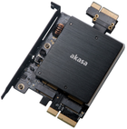 Адаптер Akasa M.2 PCIe and M.2 SATA SSD RGB LED (AK-PCCM2P-04) - зображення 2