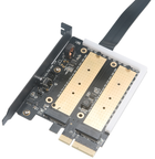 Adapter Akasa M.2 PCIe and M.2 SATA SSD RGB LED (AK-PCCM2P-04) - obraz 7