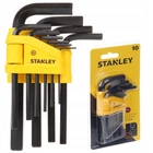 Набор Шестигранников (1,5, 2, 2,5, 3, 4, 5, 5,5, 6, 8, 10 мм) 10 шт STANLEY (0-69-253)