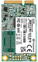 SSD dysk Transcend 64GB mSATA PCI Express 3.0 3D NAND TLC (TS64GMSA220S) - obraz 1