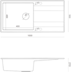 Кухонна мийка Quadron Evan 146 XL HCQE10050U8_BS_P2O - зображення 3