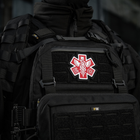 Нашивка Paramedic M-Tac Black (вишивка) - зображення 5