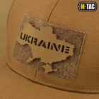 Сквозная нашивка Ukraine M-Tac Laser Cut Coyote (контур) - зображення 3