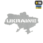 Нашивка M-Tac Ukraine (контур) сквозная Laser Cut светоотражающая - изображение 1
