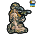 Нашивка M-Tac Tactical girl №6 PVC Hooligan Olive V2 - зображення 1
