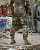 Военные летние штаны со съемными наколенниками Мультикам L - изображение 9