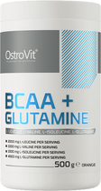 Aminokwas OstroVit BCAA + L-Glutamina 500 g Pomarańcza (5902232611847)