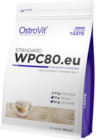 Białko OstroVit Standart WPC80.eu 900 g Cappuccino (5903246222760) - obraz 1