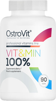 Вітаміни OstroVit Vit&Min 90 таблеток (5902232611069) - зображення 1