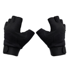 Рукавиці тактичні розмір L MIL-TEC Army Fingerless Gloves Чорні (12538502-L) - зображення 4