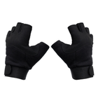 Рукавиці тактичні розмір L MIL-TEC Army Fingerless Gloves Чорні (12538502-XL) - изображение 4