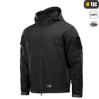 Куртка M-Tac Soft Shell с подстежкой Black M - изображение 1