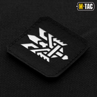 Нашивка M-Tac Тризуб (стилизация) Laser Cut малая Black/GID - изображение 3