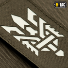 Нашивка M-Tac Тризуб (стилизация) Laser Cut вертикальная Ranger Green/GID - изображение 3