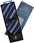 Krawat Harry Potter Deluxe Ravenclaw z metalowym znaczkiem (4895205600645) - obraz 4