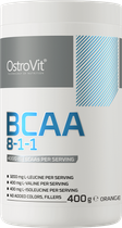 Aminokwas OstroVit BCAA 8-1-1 400 g Pomarańczowy (5902232611373) - obraz 1