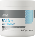 Амінокислота OstroVit BCAA + Glutamine 200 г Грейпфрут (5903246227505) - зображення 1