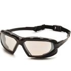 Очки тактические стрелковые с уплотнителем Pyramex Highlander Plus Safety Goggles Clear