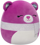 Maskotka Squishmallows Little Plush Crisanta Purple Bear W/Scarf 19 cm (0196566186767) - obraz 6