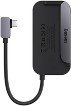 Хаб USB-C 4в1 Baseus PadJoy Series USB 3.0 + HDMI + USB-C PD + jack 3.5 mm Gray (WKWJ000013) - зображення 8