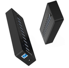 Адаптер Хаб 10в1 Orico 10 x USB 3.0 Black (P10-U3-V1-EU-BK-BP) - зображення 2