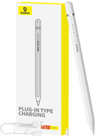 Активний стилус Baseus Smooth Writing Series з зарядкою plug-in lightning Білий (P80015806211-03) - зображення 3