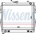 Радіатор охолодження двигуна NISSENS 64728 Toyota 4-Runner 1640035210, 1640071070, 1640004020