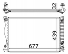 Радиатор охлаждения двигателя STARLINE AI2231 Audi A6, Allroad 4F0121251M, 4F0121251AF, 4F0121251AA